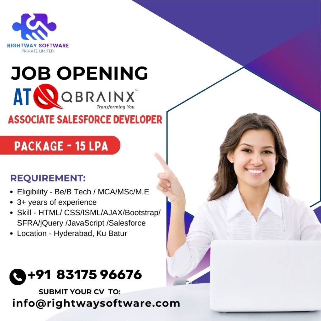 Job opening at Qbrainx